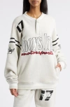 Boys Lie Running On Fumes Jordan Henley Sweatshirt In Heather Ash Grey