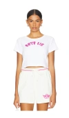 Boys Lie Sour Patch Crop Graphic T-shirt In Ç™½è‰²