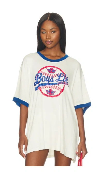 Boys Lie Sporty Spice Bf Tee In White