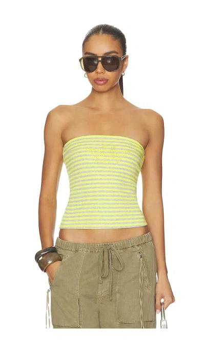 Boys Lie Striped Candyqueen Tube Top In Green