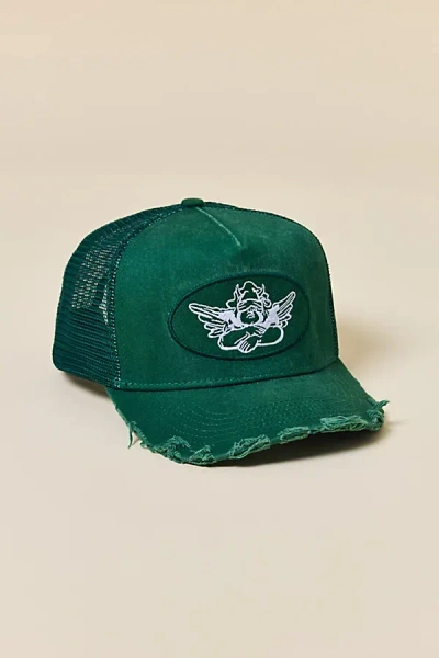 Boys Lie Trucker Hat In Green, Women's At Urban Outfitters