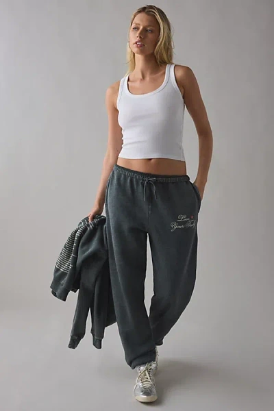 Boys Lie V2 Kimmy Yours Truly Graphic Jogger Sweatpant In Grey, Women's At Urban Outfitters In Gray