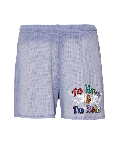 Boys Lie Vows Frances Shorts In Blue