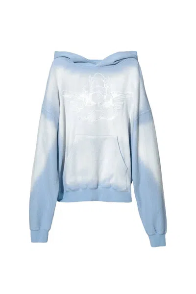 Boys Lie Vows Racer Hoodie In Lavender In Blue