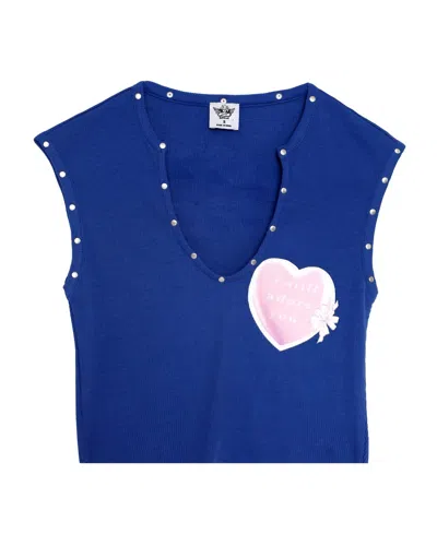 Boys Lie Women's Adore You Rebel Tank Top In Blue
