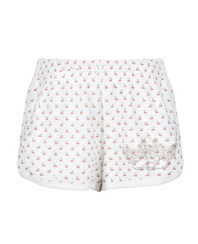 Boys Lie Women's Know How To Pick Em' Runner Shorts In White