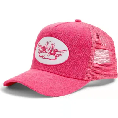 Boys Lie Women's Watermelon Washed Up Trucker Hat In Pink
