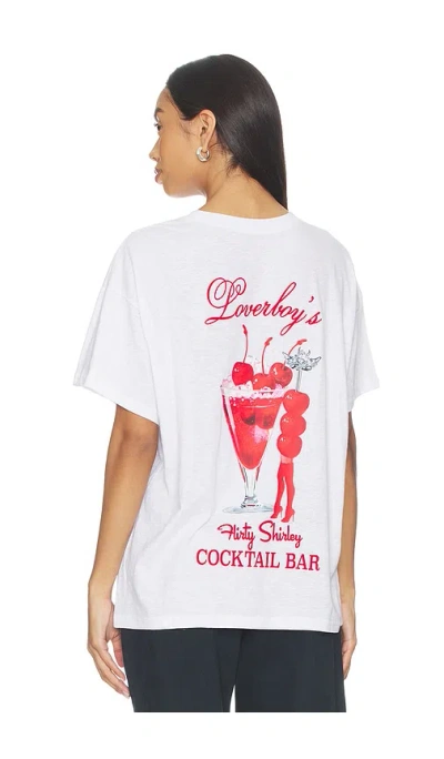 Boys Lie X Loverboy Flirty Shirley Slub Boyfriend T-shirt In White