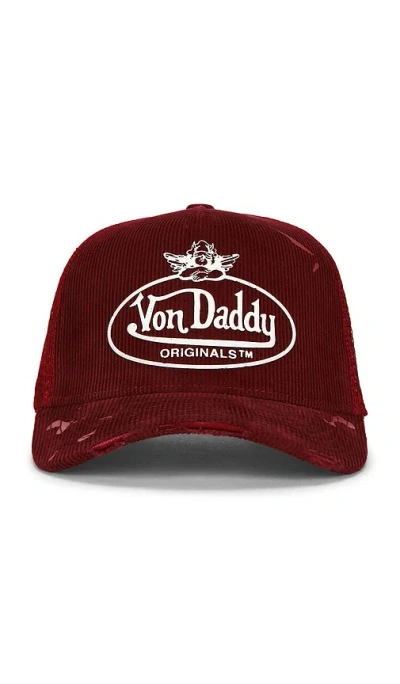 Boys Lie X Von Dutch Trucker Hat In Maroon