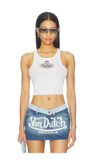Boys Lie X Von Dutch Von Daddy Beegee Tank In White
