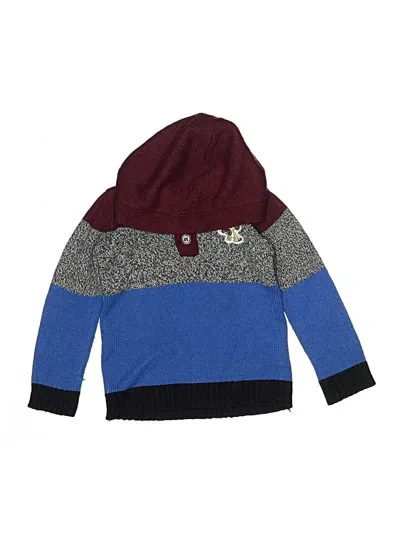 Pre-owned Boys Rock Kids' Pullover Sweater In Blue