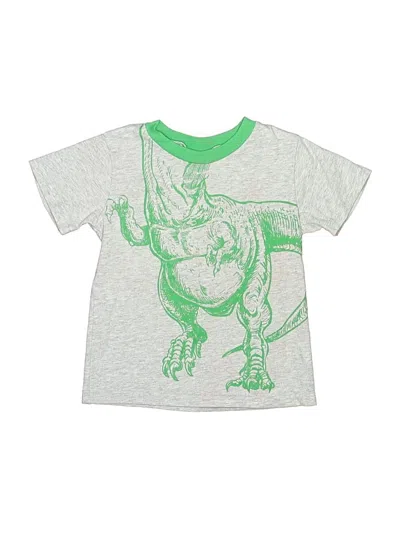 Pre-owned Boys Rock Kids' Short Sleeve T-shirt In Silver