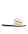 Boyy All-matching Splicing Sandals In Nude