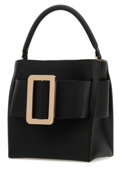 Boyy Black Leather Devon 21 Epsom Handbag