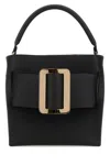Shop Boyy Black Leather Devon 21 Epsom Handbag