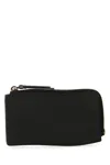 Boyy Leather Cardholder With Textured Grained Finish