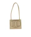 Boyy Bobby 18 Leather Tote Bag In Nude