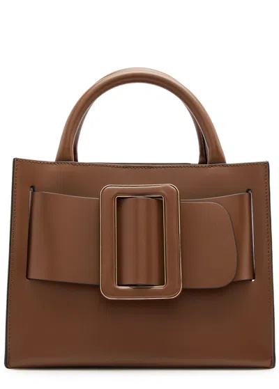 Boyy Bobby 23 Leather Top Handle Bag In Brown
