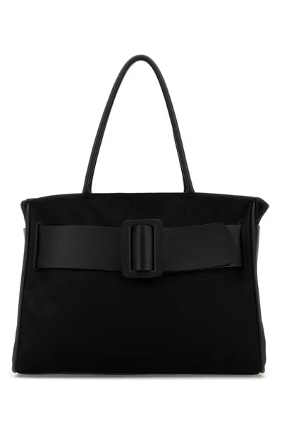 Boyy Bobby Buckle Detailed Tote Bag In Black