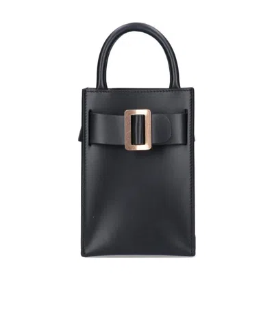 Boyy Bobby Leather Tote Bag In Black