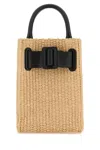 Boyy Raffia Bobby Tourist Epsom Handbag