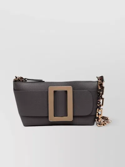 BOYY BUCKLE POUCHETTE CALF LEATHER SHOULDER BAG