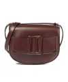 Boyy "strap Buckle" Shoulder Bag In Red