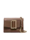 Boyy Women's Buckle Travel Case Epsom Leather Handbag In Brown