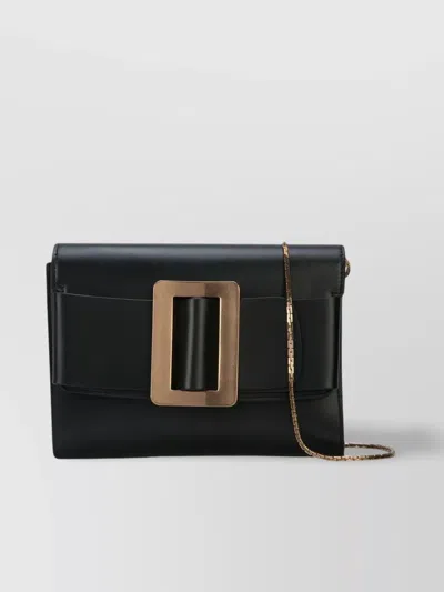 BOYY BUCKLE TRAVEL CASE LEATHER CROSSBODY BAG