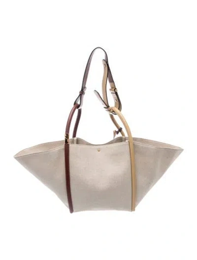 Pre-owned Boyy Canvas Tote In Neutrals