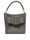 Boyy Soft Devon 23 Handbag With Adjustable Strap In Grey