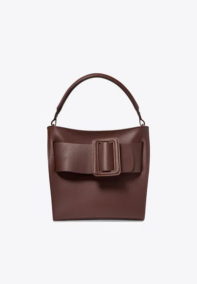 Boyy Devon 23 Soft Top Handle Bag In Grained Leather
