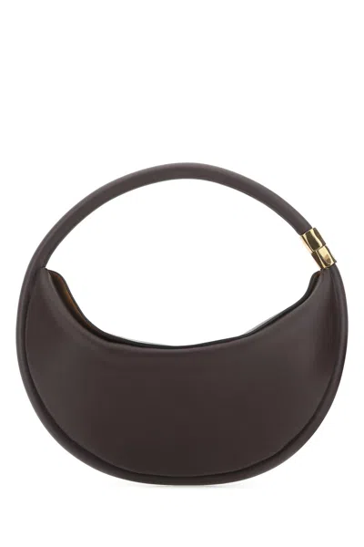 BOYY GRAPE LEATHER DISC 30 HANDBAG