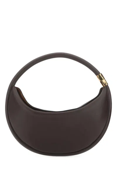 BOYY GRAPE LEATHER DISC 30 HANDBAG