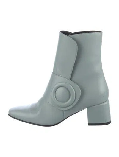 Pre-owned Boyy Leather Boots In Green