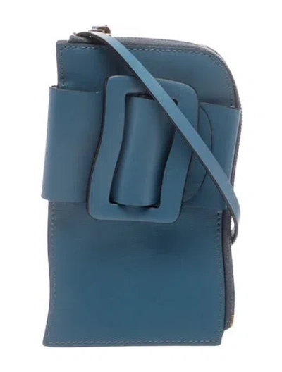 Pre-owned Boyy Leather Bucket Bag In Blue