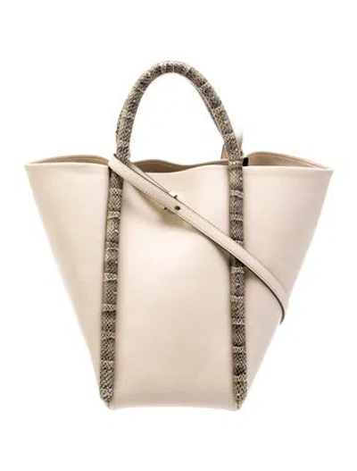 Pre-owned Boyy Leather Bucket Bag In Neutral