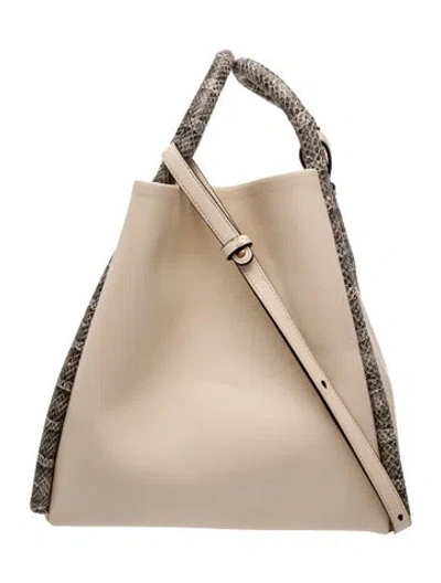 Pre-owned Boyy Leather Bucket Bag In Neutral