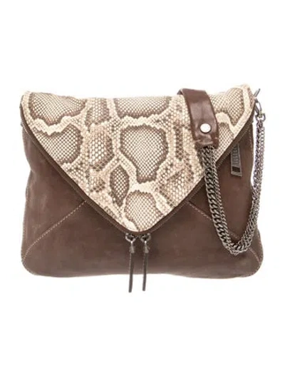 Pre-owned Boyy Leather Clutch In Brown