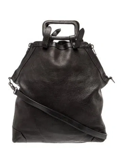 Pre-owned Boyy Leather Crossbody Bag In Black