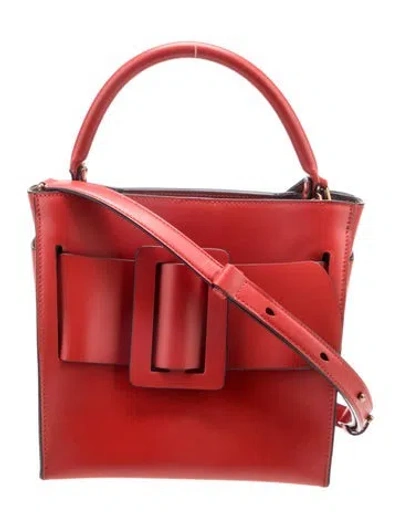Pre-owned Boyy Leather Crossbody Bag In Red