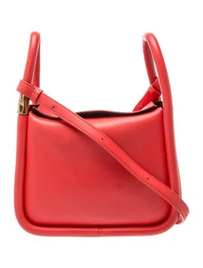 Pre-owned Boyy Leather Crossbody Bag In Red