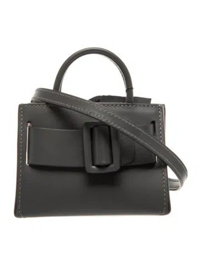 Pre-owned Boyy Leather Crossbody Bag W/ Tags In Grey