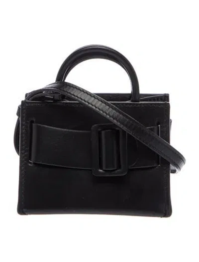 Pre-owned Boyy Leather Shoulder Bag In Black
