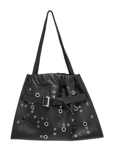 Pre-owned Boyy Leather Shoulder Bag In Black