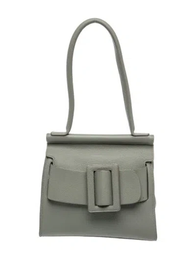 Pre-owned Boyy Leather Shoulder Bag In Gray