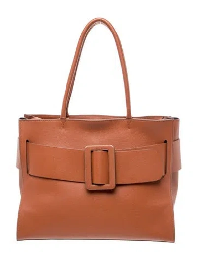 Pre-owned Boyy Leather Top Handle Bag In Brown