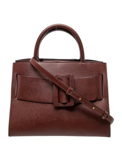 Pre-owned Boyy Leather Top Handle Bag In Brown