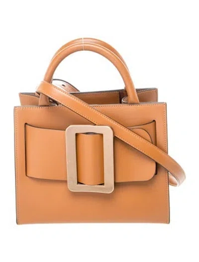 Pre-owned Boyy Leather Top Handle Bag In Brown