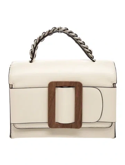 Pre-owned Boyy Leather Top Handle Bag In Neutrals